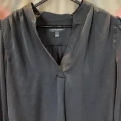 BANANA REPUBLIC 長袖ブラウス ブラック Lサイズ