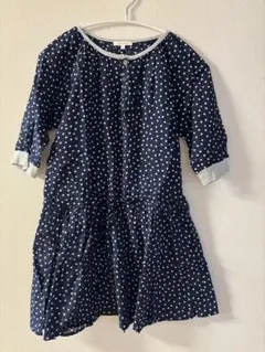 bric brac ドット柄 ワンピース　130のサムネイル