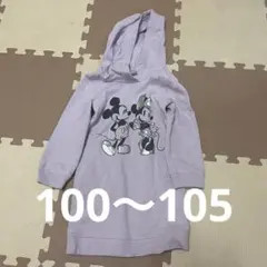 Baby GAP トレーナー　ロング　ミッキー　ミニー　紫　100