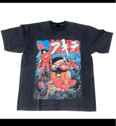 AKIRA アキラ 大友克洋 Tシャツ サイズL ヴィンテージ加工 鬼フェード 
