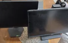ゲーミングモニター2個セットASUS27インチ4k DELL24インチ144hz
