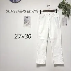 11542 SOMETHING EDWIN ジーンズ ホワイトデニム