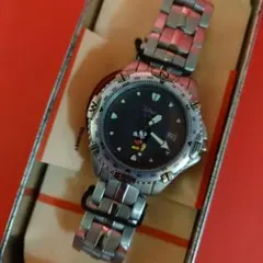 ディズニー タイムワークス ミッキーマウス 腕時計！ケース付き