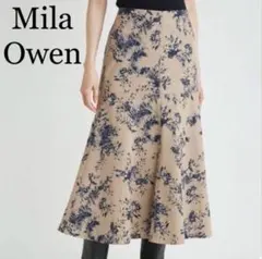 Mila Owen コットン フローラルマーメイドロングスカートのサムネイル