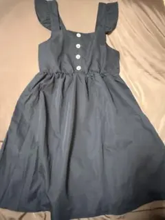 ジャンバースカート フリル付き150