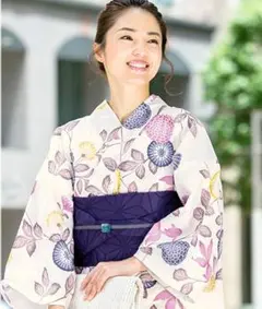 新品 utatane 浴衣｜切子紋と涼しげラムネ色の松｜高級変わり織 - メルカリ