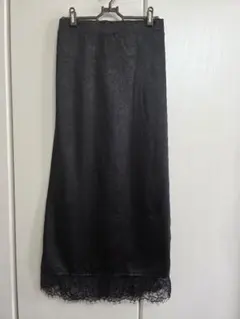 しまむら 裾レースロングスカート