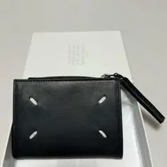 新品 メゾン マルジェラ 4ステッチ フリップフラップ ウォレット ミニ財布