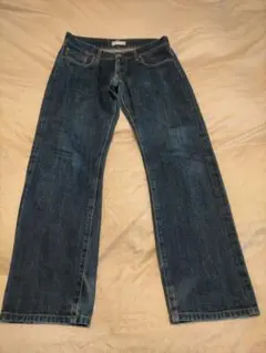 UNIQLOダークブルー ストレートデニム（最終値下げしました）