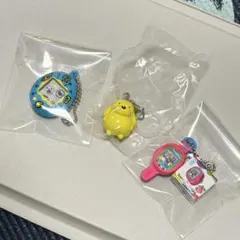 たまごっち　ガチャガチャ＆おかしなたまごボーロっちパッケージチャーム3点セット