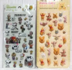 ディズニーぷくぷくシール 　スヌーピー　ぷくぷくシール