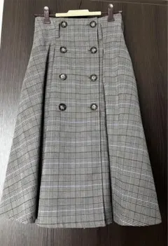 【dazzlin】グレンチェックスカート