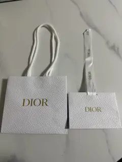 ディオール Dior 白 紙袋セット　ショッパー