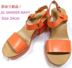 【最終値下げ】訳あり新品　JIL SANDER NAVY　ストラップ　サンダルのサムネイル