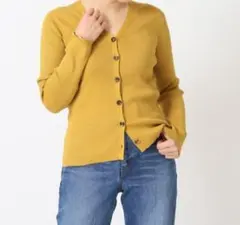 ドゥーズィエムクラス✨EVEYDAY I LIKE.カーディガン　マスタードのサムネイル