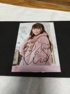 音嶋莉沙 サイン入り写真 2枚セットイコラブ