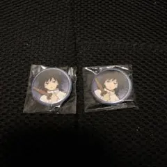 鬼滅の刃　キメツ学園　缶バッジ　冨岡義勇　ミニ　プチ　2点セット