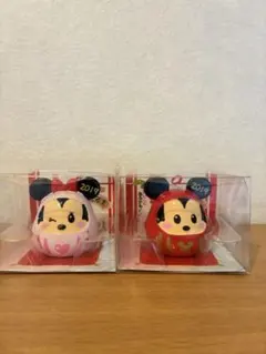 ディズニーリゾート だるま フィギュア ミッキー　ミニー 2019年