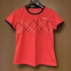 Paradiso レッド チェック柄 Tシャツ M