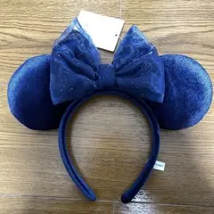 ミニー 耳カチューシャ ネイビー 新品 未使用品