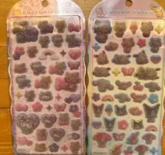 サンリオ COTTON PUFFY シール 2枚セット