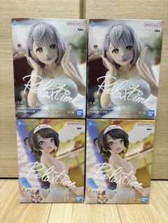 ホロライブ　大空スバル　白銀ノエル　リラックスタイムフィギュア