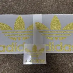 アイロンプリント adidas キラキラ