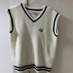 ANAP GIRL ホワイト Vネック ベスト M