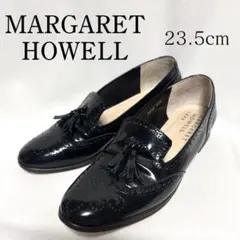 新品未使用＊MARGARETHOWELLタッセルローファー23.5エナメルのサムネイル