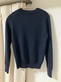 UNIQLO ユニクロ　クルーネック　セーター　紺　S