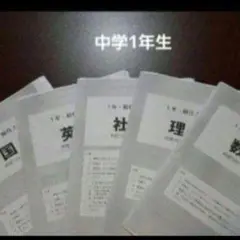 中学総仕上げテスト　中学学力テスト　中学フクト　中学1年生　中学実力テスト