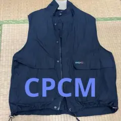 ⭐︎CPCM ⭐︎ネイビー ベスト ジッパー付き✳︎新品価格7000円以上のサムネイル