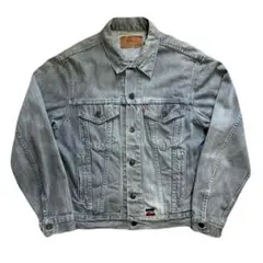 80s Levi’s 70506-0252 ブラック 先染め グレー 40