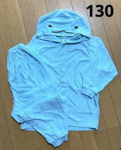 すみっコぐらし とかげ キッズ 130㎝ なりきりパジャマ パイル地