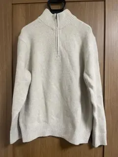 ジップアップセーター ニット