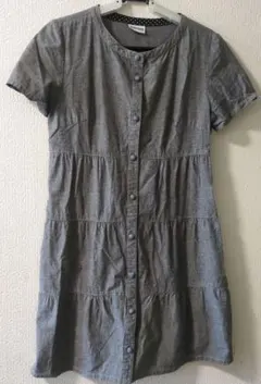 【ホコモモラ デ シビラ】フラワー刺繍 ワンピース ティアード 　40サイズ