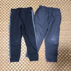 男の子 長ズボン パンツ 黒 2点セット まとめ売り