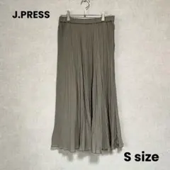 J.PRESS【洗える】 スパンボイル　ワッシャー ランダムプリーツ スカートのサムネイル