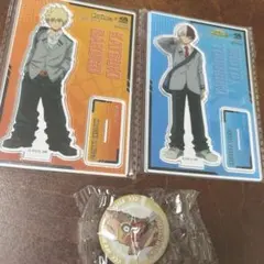 ヒロアカ　くら寿司コラボセット　アクスタ　缶バッジ