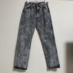 ケミカルウォッシュ ブラック