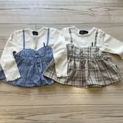 EAST BOY フリル長袖トップス 90