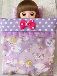 メルちゃん ソランちゃん ネネちゃん 布団 セット ユニコーン パープル ③