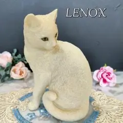 美品 ◆ 大きなサイズ LENOXレノックス ペルシャ猫 陶器 置物 キャット 大きなサイズ LENOX レノックスペルシャ猫 陶器 置物 キャット