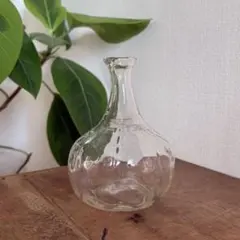 作家もの　ガラス 花器 一輪挿し フラワーベース