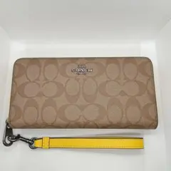 COACH 長財布 レディース イエローグリーン 新品未使用 CK427 - メルカリ