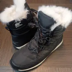 SOREL ソレル ウィットニー 黒 24センチ 訳あり