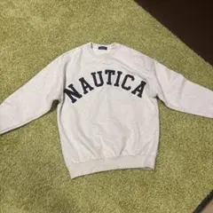 NAUTICA グレー ロゴスウェット 2022年製 - メルカリ