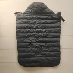 ブラック フード付きダウン風カバー