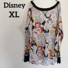 Disney 【XL】プリンセス リブ編み Tシャツ