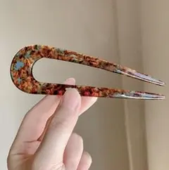 U字型かんざし 髪留め 髪飾り まとめ髪 お団子 浴衣 着物 成人式 結婚式